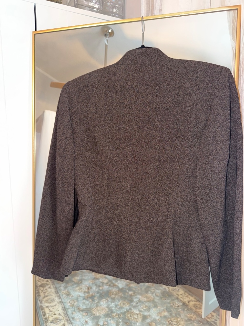 Tahari Brown Women's Blazer with Gold Buttons - Picture 14 of 14